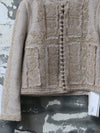INTO THE EAST 25 Autumn/Winter Tussah Silk Embroidered Applique Buttoned Suit ITE-E1DGSS002SD22SU-SHA Sand